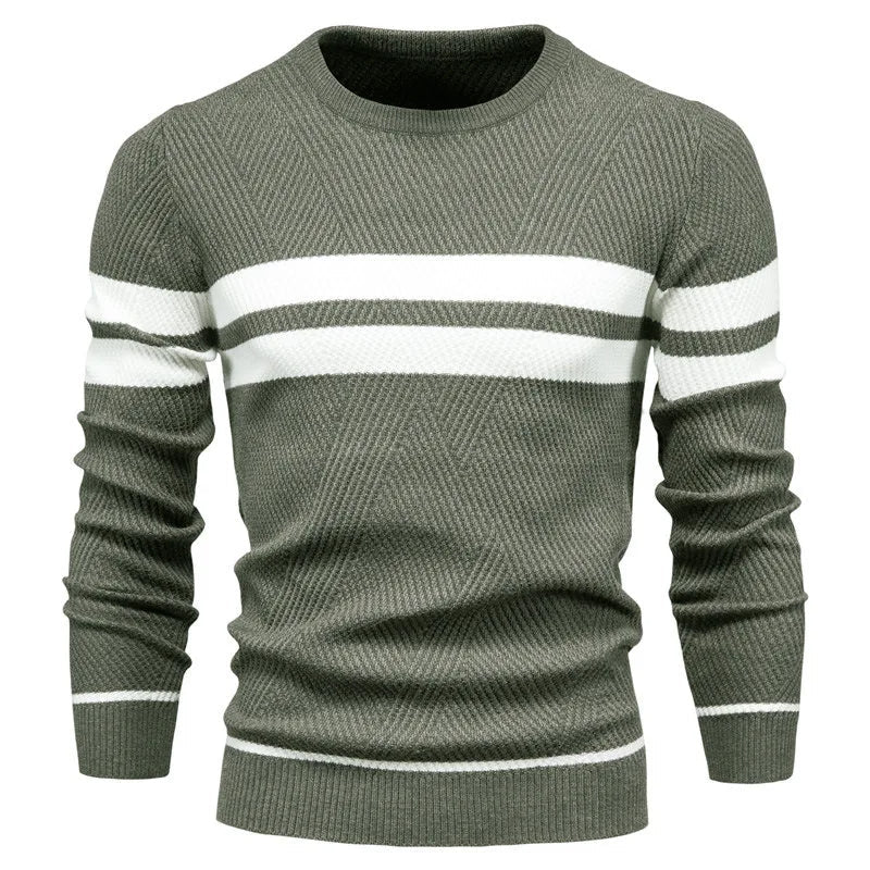 Belgravia™ – Textured Stripe Crew