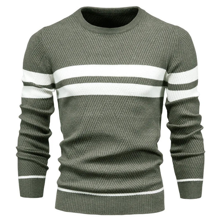Belgravia™ – Textured Stripe Crew