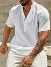 Smith™ – Elegant Summer Shirt With Stand Collar