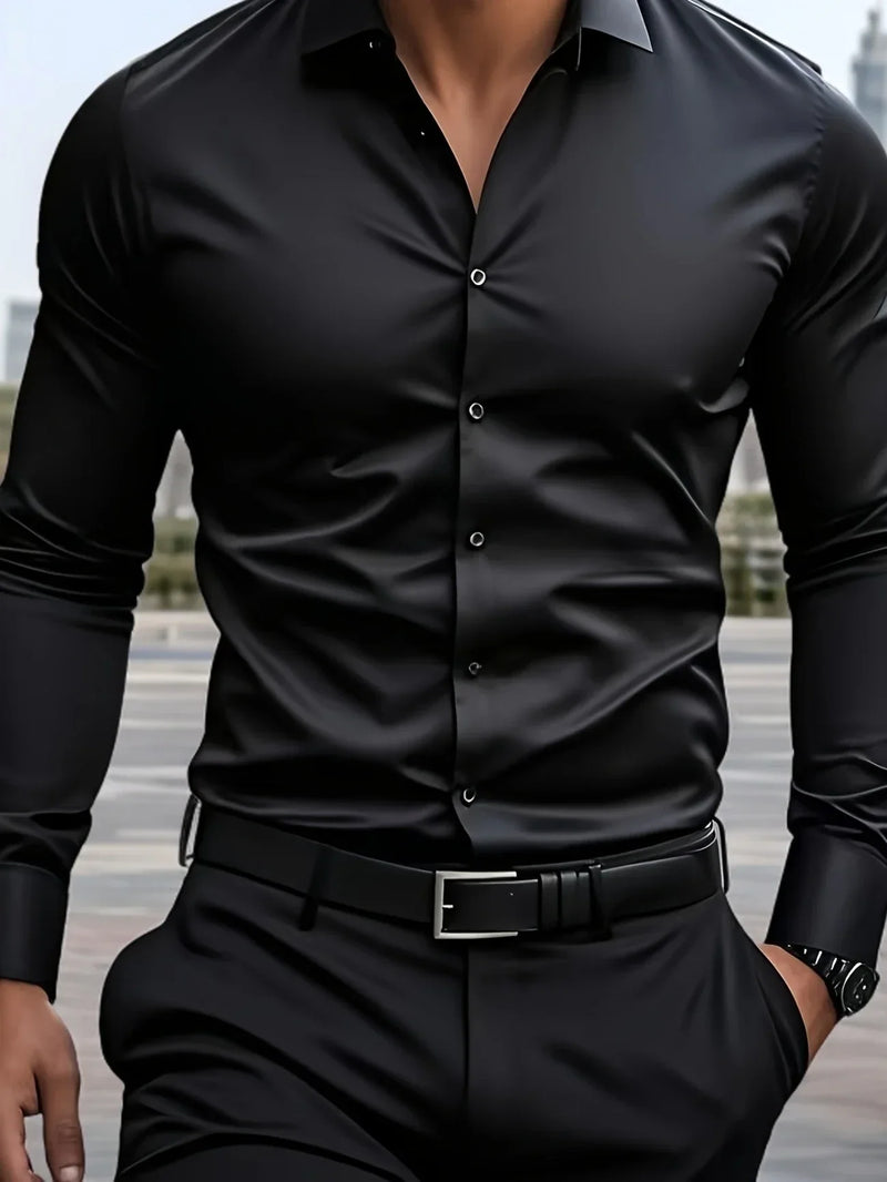 Aaron™ – Elegant Long Sleeve Shirt