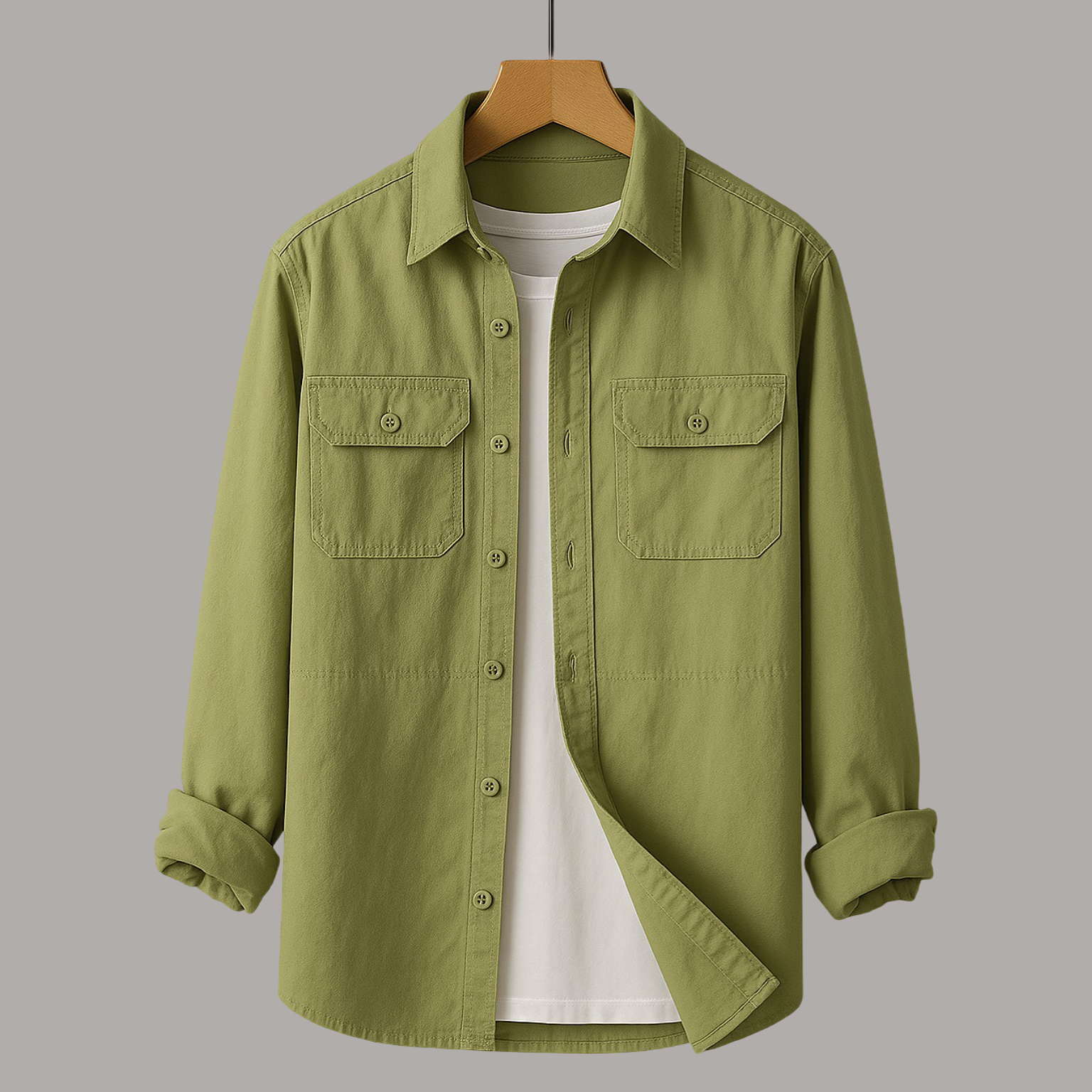 Caleb™ | Utility Cotton Shirt