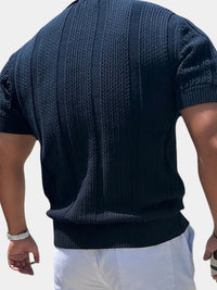 Graham™ | Ivory Textured Polo Shirt
