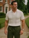 Graham™ | Ivory Textured Polo Shirt