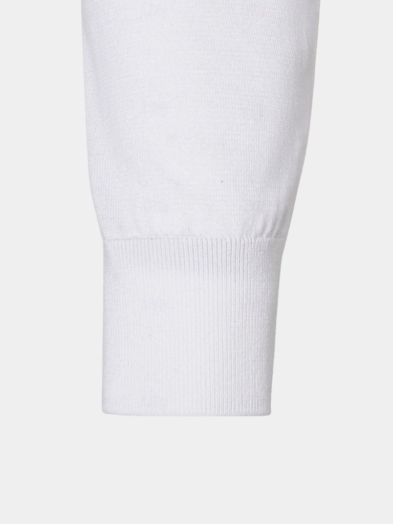 Clive™ | Ivory Long Sleeve Polo