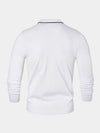 Clive™ | Ivory Long Sleeve Polo