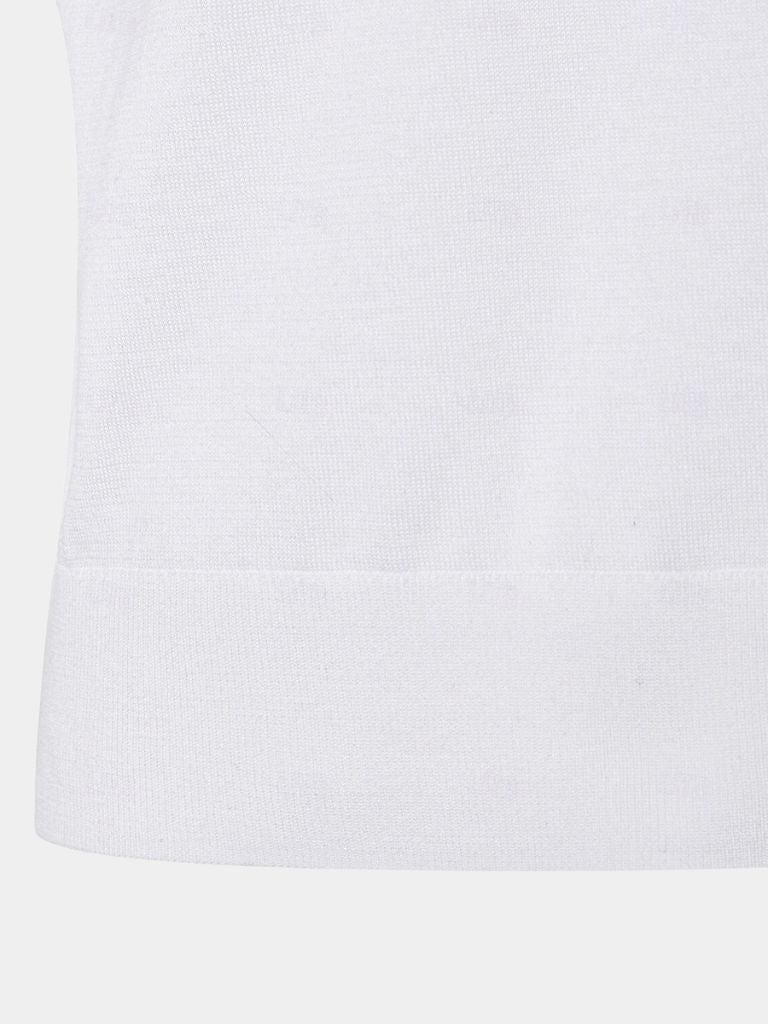 Clive™ | Ivory Long Sleeve Polo