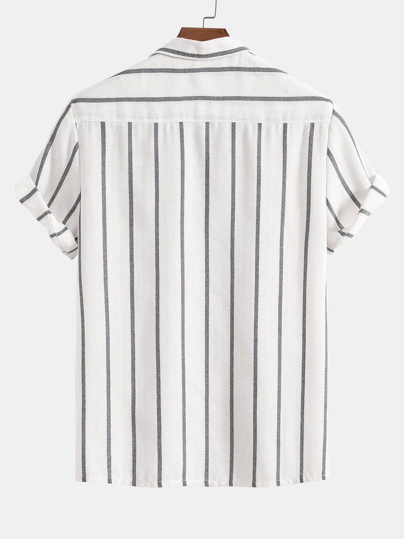 Colin™ – Striped Summer Shirt & Shorts Set