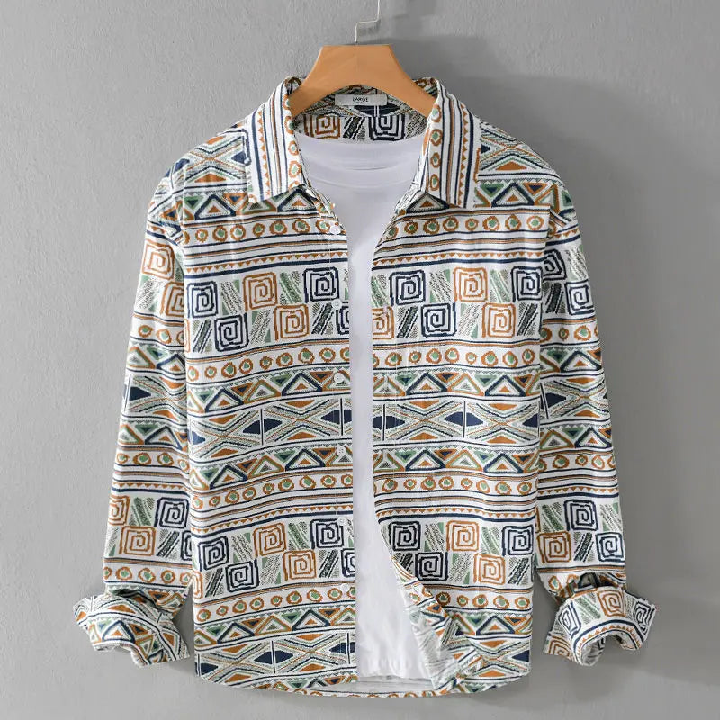 Eliott™ | Printed Cotton Shirt