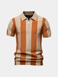 Miles™ | Navy Stripe Polo Shirt