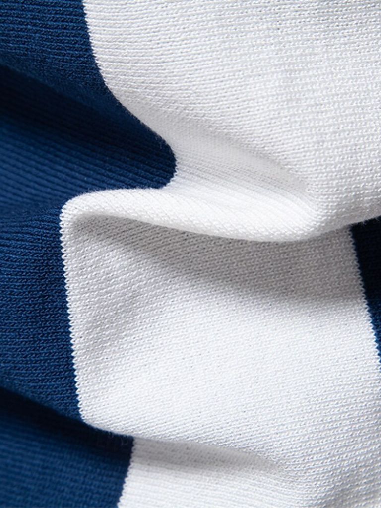 Miles™ | Navy Stripe Polo Shirt