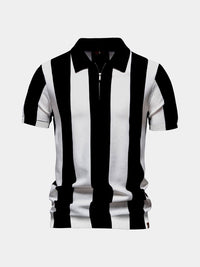 Miles™ | Navy Stripe Polo Shirt