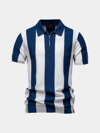 Miles™ | Navy Stripe Polo Shirt