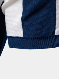 Miles™ | Navy Stripe Polo Shirt