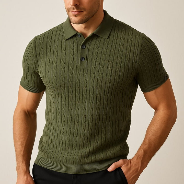 Winston™ | Textured Cotton Polo